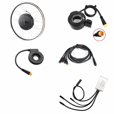 Pilli Batarya 36V 500W Arka Motor Elektrikli Bisiklet Kiti – Tüm Jant Ebatları için Uyumlu