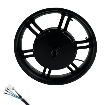 Pilli Batarya 48V 2000W 190mm BLDC Dişlisiz (Gearless) Arka Jant Motoru Fatbike 20 inç