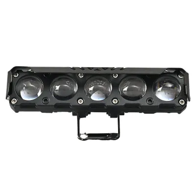 Pilli Batarya 5 Lensli Şimşek Modlu LED Far Barı (12V–60V, Su Geçirmez, Evrensel Bağlantı)