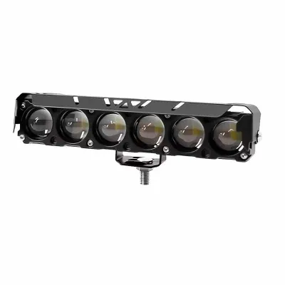 Pilli Batarya 6 Lensli Şimşek Modlu LED Far Barı (12V–60V, Su Geçirmez, Evrensel Bağlantı)