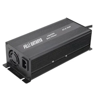 Pilli Batarya 87.6 Volt (87.6V) 24S 10 Ah CcCv LiFePO4 Şarj Cihazı