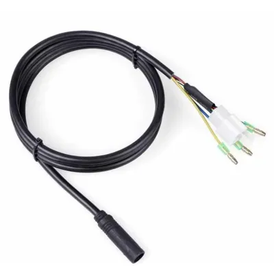 Pilli Batarya 9 Pin Su Geçirmez Motor Uzatma Kablosu 60 cm Standart Konnektör