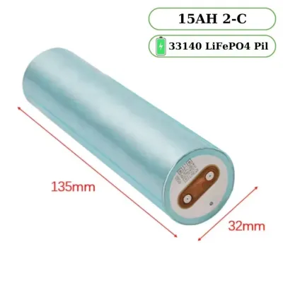 Pilli Batarya Gotion LiFePO4 33140 3.2 Volt 15 Amper 2C Pil