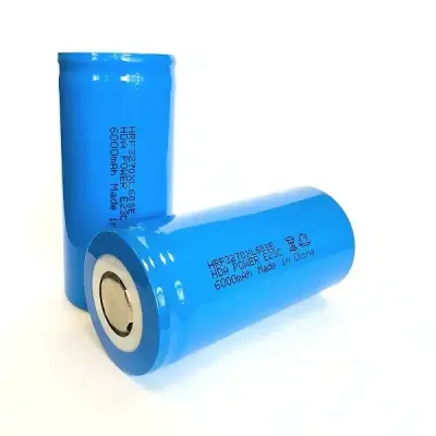 Pilli Batarya HDA 6000 mAh IFR32700 3.2 Volt (3.2V) LiFePO4 Pil 3C 18A 100 Adet