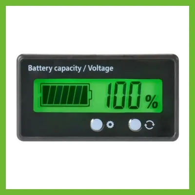 Pilli Batarya LCD Batarya Voltaj / Kapasite Göstergesi 12-84 Volt (84V) LiFePO4 / Lion / Batarya ve Akü için