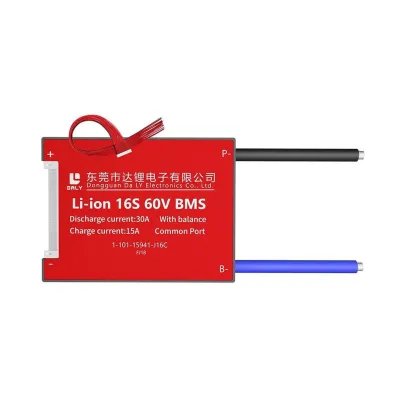 Pilli Batarya Daly 16S 30A Li-ion BMS NTC ve Soft Switch
