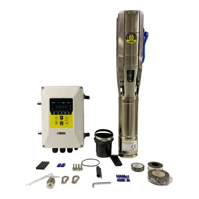 Pilli Batarya Hegel 6USH2200 2200W 6 inç AC-DC Solar Dalgıç Pompa