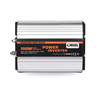 Pilli Batarya Hegel MS2000 2000W 12V Modifiye Sinüs İnverter