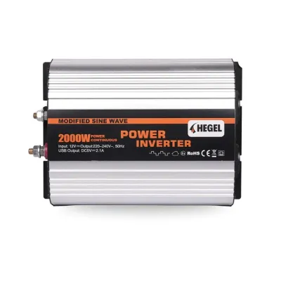 Pilli Batarya Hegel MS2000-24 2000W 24V Modifiye Sinüs İnverter