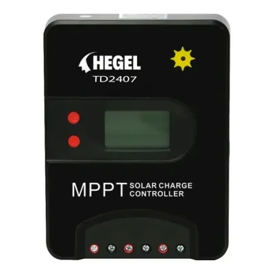 Pilli Batarya Hegel TD2407 40A 12/24V MPPT Solar Şarj Kontrol Cihazı