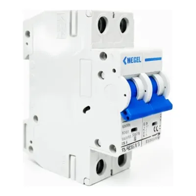 Pilli Batarya Hegel YRL7 550V DC 16A 2P B Tipi DC Devre Kesici