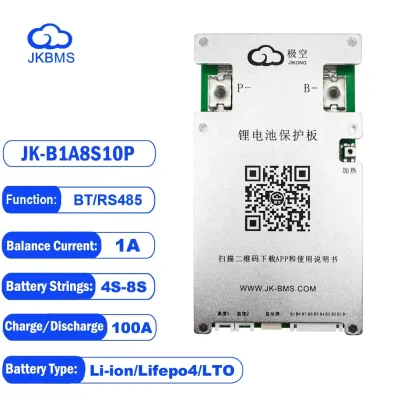Pilli Batarya JK Smart BMS B1A8S10P 100A Deşarj 1A Aktif Balans Bluetooth