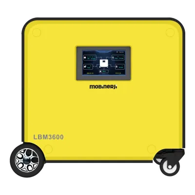 Pilli Batarya Mobinerji LBM3600 3.6kW 3456Wh LiFePO4 Mobil Güç İstasyonu - Wi-Fi Kontrollü, IP65 Dış Mekân