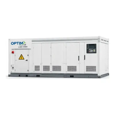 Pilli Batarya OPTIM BESS 260kWh 125kW Sıvı Soğutmalı LiFePO4 Endüstriyel Enerji Depolama Sistemi