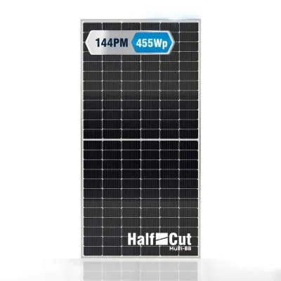 Pilli Batarya Pantec 455 Watt Monokristal Half-Cut Güneş Paneli Solar 144 Hücre