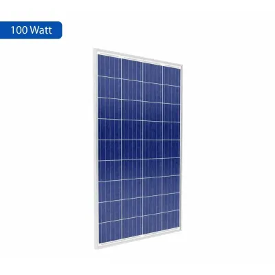 Pilli Batarya TommaTech 100Wp 100 Watt Polikristal Güneş Paneli Solar