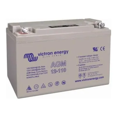 Pilli Batarya Victron Energy 12V 130Ah AGM Deep Cycle Akü - BAT412121084, Hibrit Solar ve Portatif Enerji
