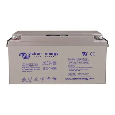 Pilli Batarya Victron Energy 12V 165Ah AGM Deep Cycle Akü - BAT412151084, Tekne ve İnverter Bankası