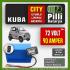 Pilli Batarya Kuba City 72V 90Ah LiFePO4 Lityum Akü – Smart Bluetooth Özellikli Batarya
