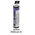 Pilli Batarya Orion 18650 3.7 Volt (3.7V) 3500 mAh 3C Li-ion Şarj Edilebilir Pil