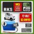 Pilli Batarya RKS M5 LiFePO4 Akü 72V 60Ah — JK Jikong Smart Bluetooth Lityum Batarya