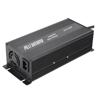 87.6 Volt 24S 10 Amper CcCv LiFePO4 Şarj Cihazı