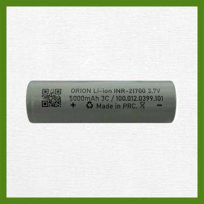 Orion 21700 3.7V 5000 mAh 3C Li-ion Şarj Edilebilir Pil