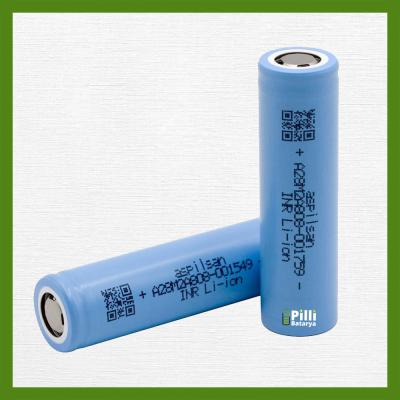 Pilli Batarya Aspilsan 18650 Pil 3.7V 2800mAh INR18650A28 Lityum İyon Pil
