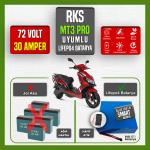 RKS MT3 PRO 72 Volt 30 Amper Smart Bluetooth Özellikli LiFePO4 Batarya