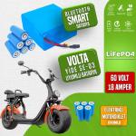 Volta Yide SE-03 60 Volt 18 Amper Smart Bluetooth Özellikli LiFePO4 Batarya