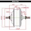Pilli Batarya 36 VOLT 350 WATT ÖN MOTOR SU GEÇİRMEZ