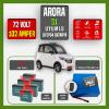 Arora S1 LiFePO4 Batarya 72 Volt 102 Ah Smart Bluetooth Özellikli