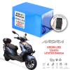 Arora ZR5 Elektrikli Motorsiklet Bataryası 72 Volt 24 Amper Smart LiFePO4 Batarya