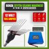 Pilli Batarya 12V 105Ah LiFePO4 Lityum Akü - Benza Zeytin Silkme Makinesi Uyumlu (12 Volt 105 Amper), Standart BMS