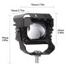 Pilli Batarya Büyük Tek Lensli LED Far (12V–60V, Şimşek Modlu, Su Geçirmez, 99mm Gövde)