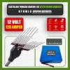 Pilli Batarya 12V 120Ah LiFePO4 Lityum Akü - Castellari Tornado Carbon L V3 Zeytin Silkme Makinesi Uyumlu (12 Volt 120 Amper), Standart BMS