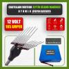 Pilli Batarya 12V 105Ah LiFePO4 Lityum Akü - Castellari Vertigo Zeytin Silkme Makinesi Uyumlu (12 Volt 105 Amper), Standart BMS