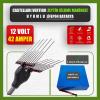 Pilli Batarya 12V 42Ah LiFePO4 Lityum Akü - Castellari Vertigo Zeytin Silkme Makinesi Uyumlu (12 Volt 42 Amper), Standart BMS