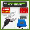Pilli Batarya 12V 48Ah LiFePO4 Lityum Akü - HFS Zeytin Silkme Makinesi Uyumlu (12 Volt 48 Amper), Standart BMS