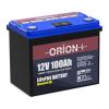 Orion 12 Volt 100 Amper 6000 Döngü, SMART Bluetooth Lityum LifePO4 Akü - Ekranlı