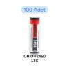 Pilli Batarya 100 Adet Orion 18650P 3.7 Volt (3.7V) 2450 mAh 12C Li-ion Şarj Edilebilir Pil