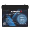 Europlus EPF12V100AH 12 Volt (12.8V) 100 Ah LiFePO4 Lityum Akü IP65 Su Geçirmez ABS Kasa Dahili BMS