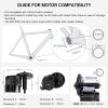 Pilli Batarya Bafang Fatbike Uyumlu 48V 1000W 100 mm Mid Drive Dönüşüm Kiti