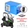 Regal Raptor K1 Elektrikli Araba Bataryası 72 Volt 24 Amper Smart LiFePO4 Batarya