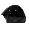 Pilli Batarya Rivox R2 Parlak Siyah (Gloss Black) Full Face Motosiklet Kaskı