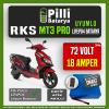 RKS MT3 PRO 72V 18Ah LiFePO4 Lityum Akü – Smart Bluetooth Özellikli Batarya