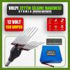 Pilli Batarya 12V 150Ah LiFePO4 Lityum Akü - Volpi Zeytin Silkme Makinesi Uyumlu (12 Volt 150 Amper), Standart BMS