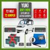 Yuki Amy Mini 72V 72Ah LiFePO4 Lityum Akü – Smart Bluetooth Özellikli